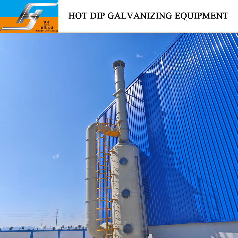 Environment Friendly High Efficiency Customized Hot Dip Galvanizing Equipment for Zinc Coating Production Line