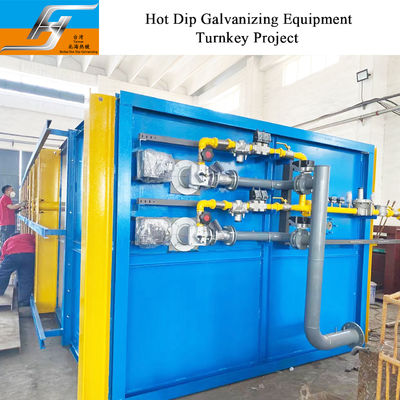Hot Dip Galvanizing Furnace met hoge snelheid Pulse Fired Burner, PLC-gecontroleerde temperatuurregulatie en Multi-Stage Waste Heat Recovery